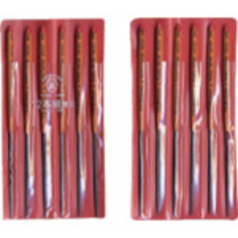 ツボサン　組ヤスリ 12本組 三角 荒目　SA01201