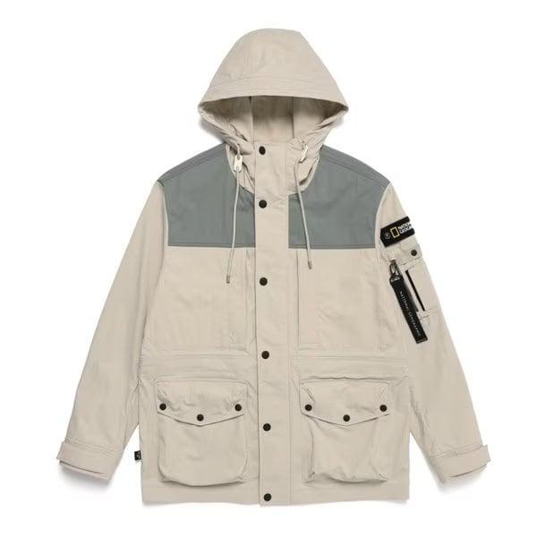 【特価割引60％N225MJP090素材配色ポケットフード野上ジャンパー正常価格：229,000ウォン)