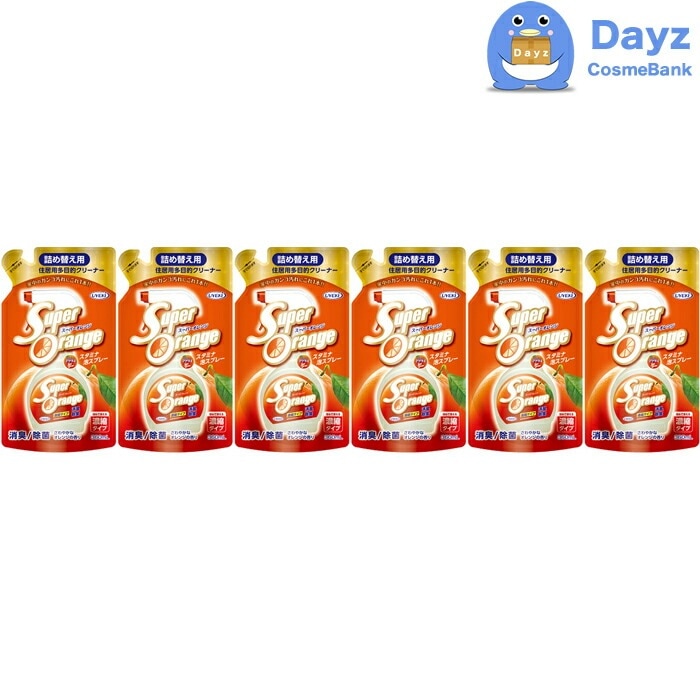 ウエキ スーパーオレンジ 消臭除菌 泡タイプ N 360mL 詰め替え用　6点セット　　激落 洗剤 住居用洗剤 多目的洗剤　　UYEKI