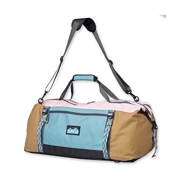 KAVU Big Feller Duffle Backpack with Detachable Shoulder Straps - Fall Meadow 並行輸入品