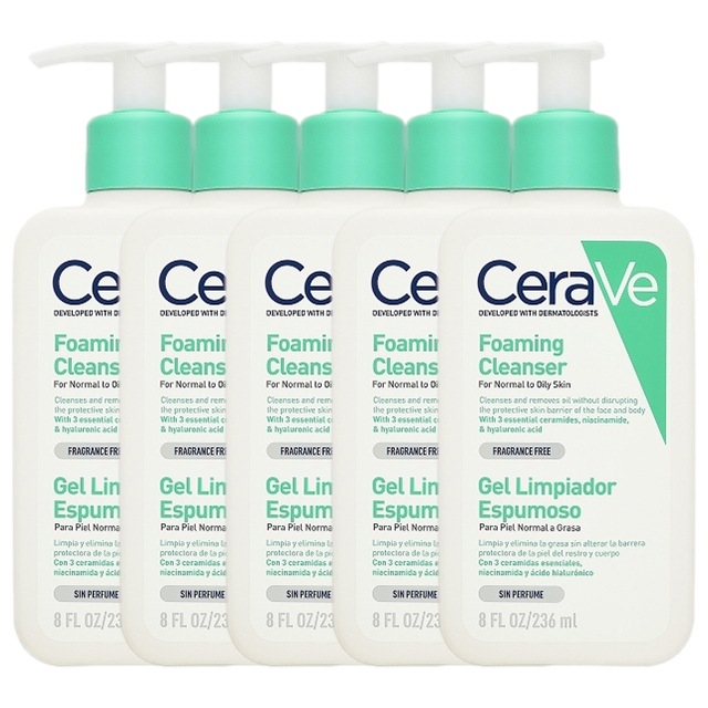 フォーミング フェイシャル クレンザー 236ml（ポンプ付） x 5 お得な5個セット