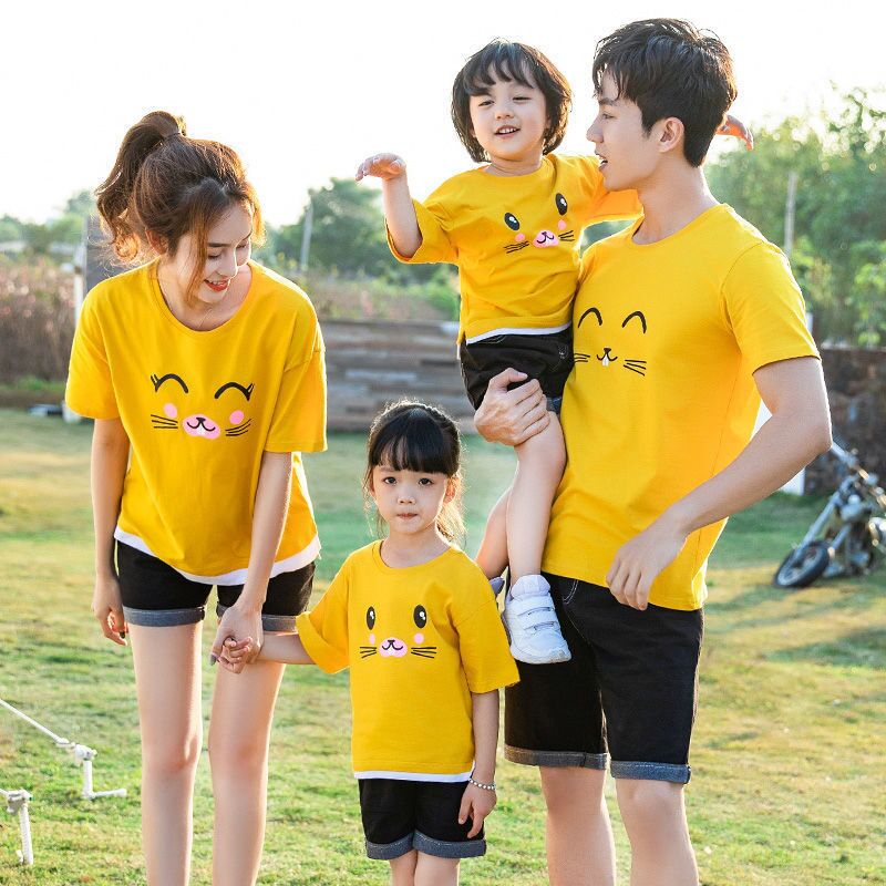 親子お揃い 半袖ｔシャツ メンズ レディース 子供服tシャツ パパ ママ カップル ユニセックス おそろい親子服 兄弟 姉妹 大人用 親子 ペアルック 親子ペアtシャツ誕生日プレゼント011