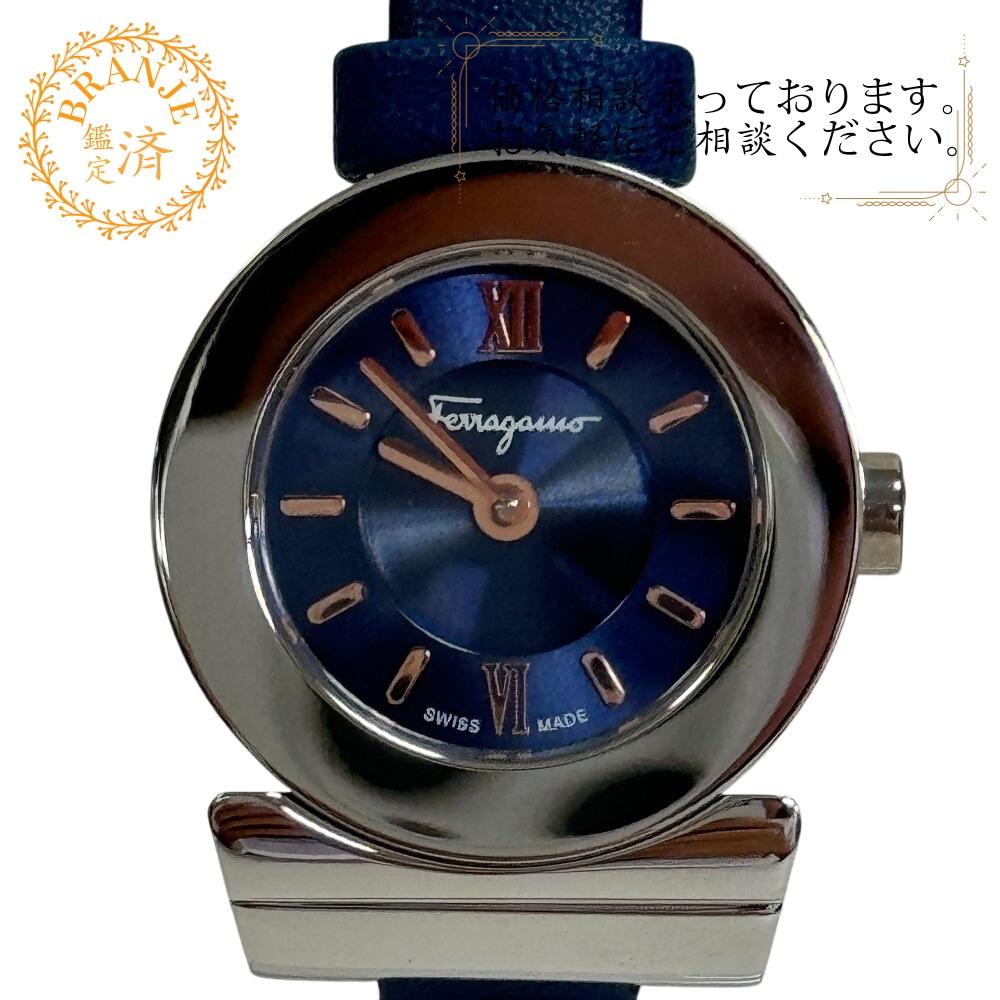 SF4302321 GANCINO ステンレススチール 腕時計 ブルー レディース ブランド