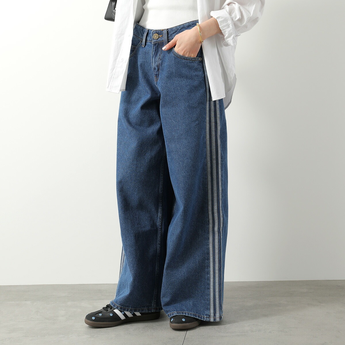 adidas Originals アディダスオリジナルス ジーンズ FIREBIRD ADILENIUM TRACK PANT DENIM ファイヤーバード KD2906 セットアップ可能 MEDVI