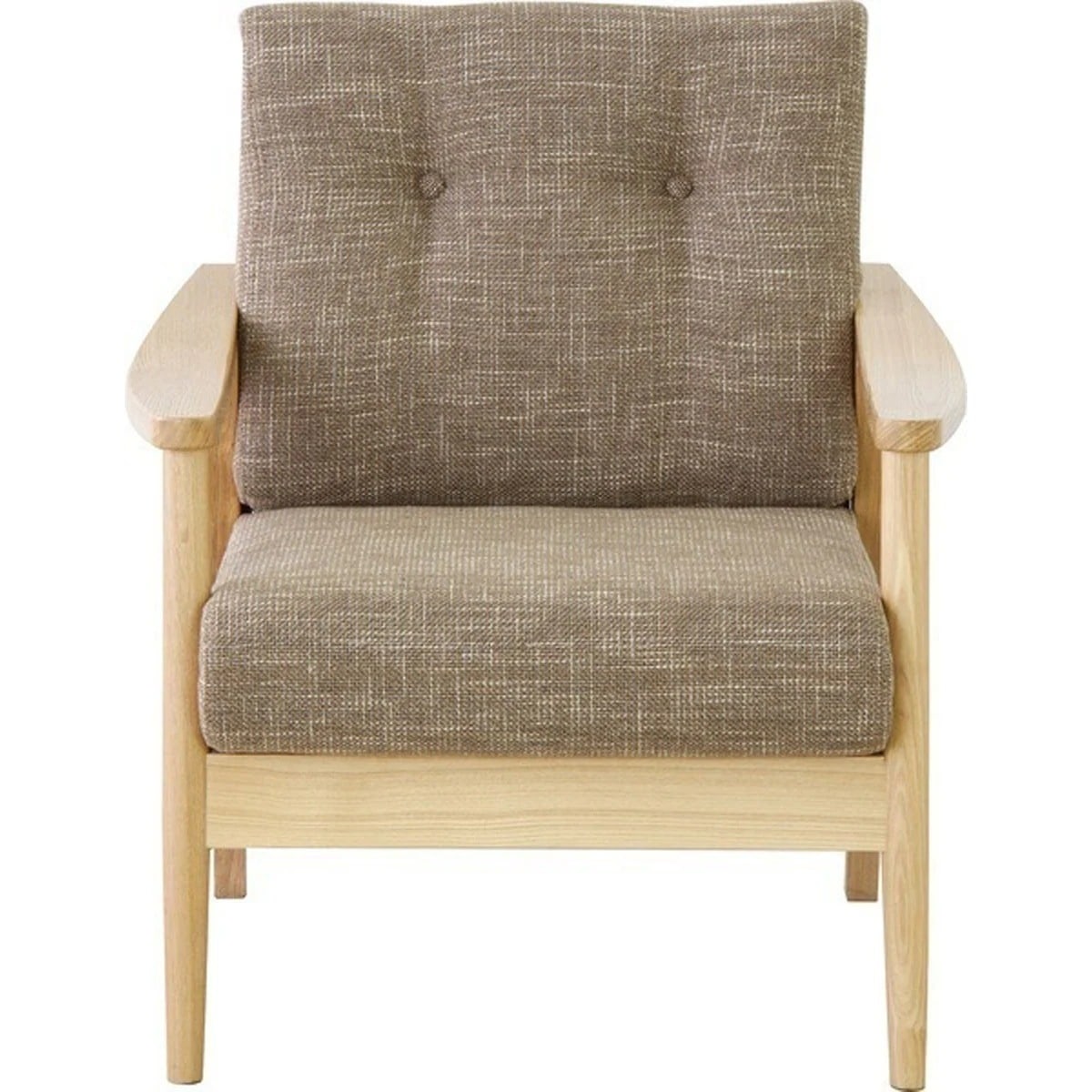 バッスム 1人掛 ソファ ブラウン グリーン グレー 茶 緑 灰 アームソファ パーソナルチェア アームチェア イス 椅子 いす 肘掛け 座面クッション取り外し可 北欧 インテリア リビング ショップ