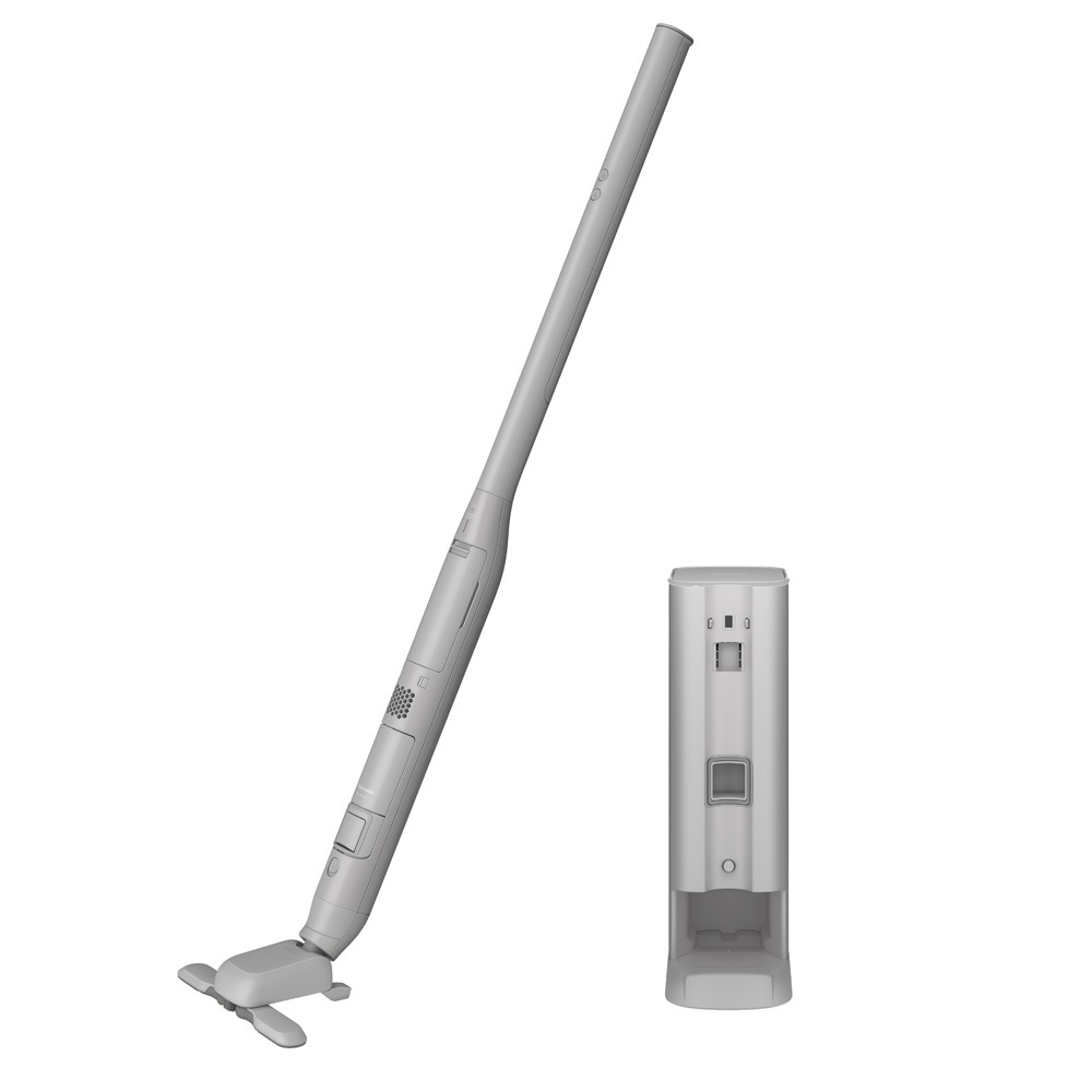 パナソニック MC-NS70F-H セパレート型スティッククリーナー 充電式 フロアブラシ ライトグレー MCNS70FH