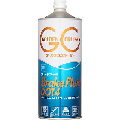 他サイト： CCI シーシーアイ 4960851040234 B－7 ゴールデンクルーザーDOT4ブレーキフルード 1Lの商品画像
