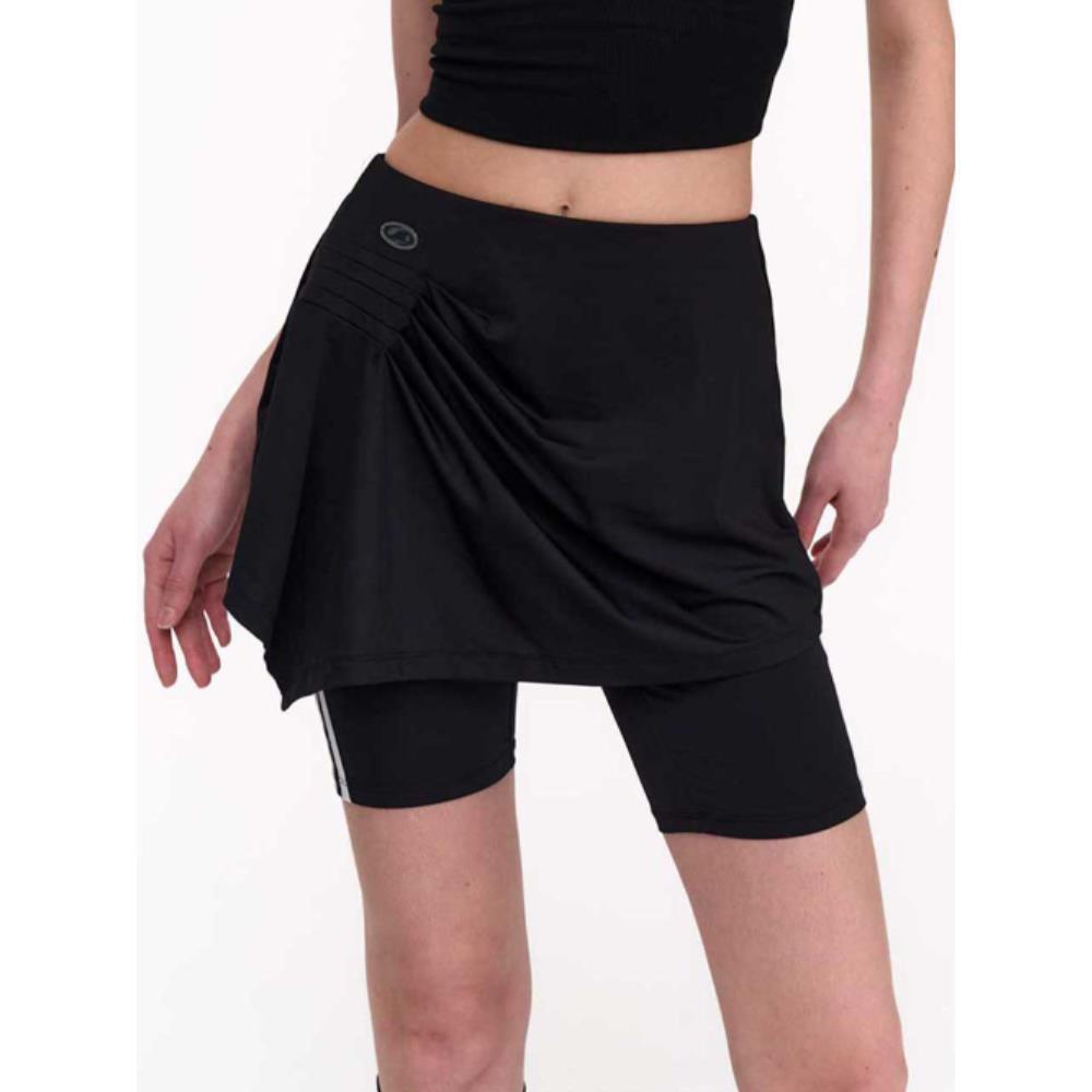 2000Archives AXEL DRAPED SKORT BLACK 2A25D2SK02BK