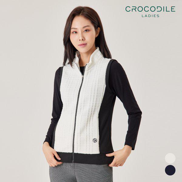 起毛裏地付きジップアップベスト_CLBWTS217