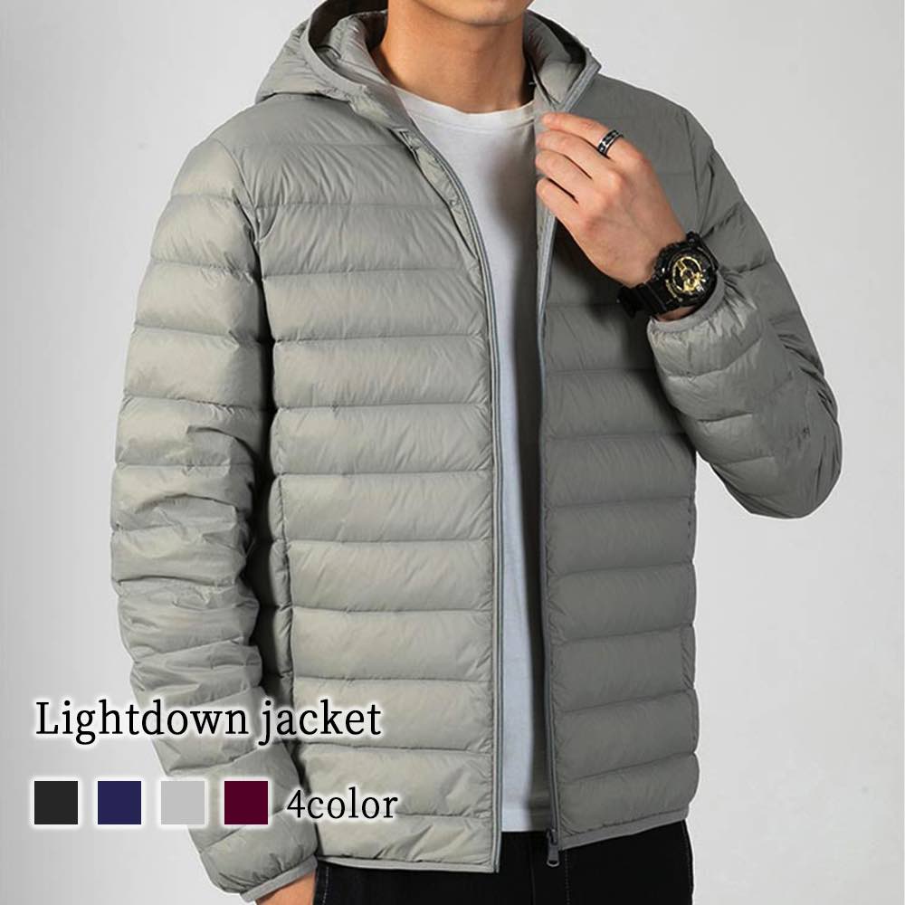 ダウンジャケット メンズ ライトダウンジャケット スリム 軽い アウター コスパ 防寒 ダウン ロング 高級 おすすめ 大きいサイズ 黒 ビジネス コート 軽量 春 細身 ショート 冬 秋 ボア 光沢