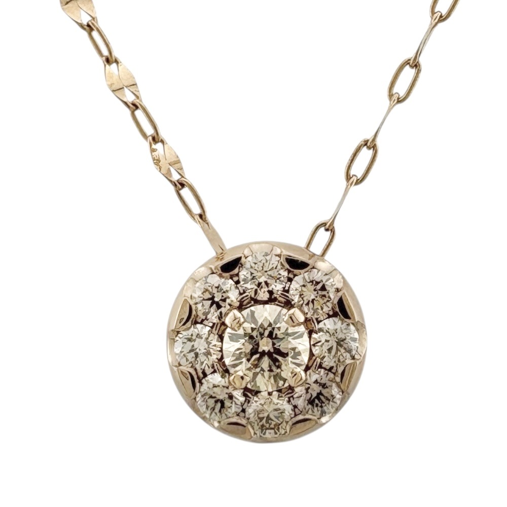 カシケイ アダマス ネックレス 18金 K18ホワイトゴールド ダイヤモンド KASHIKEY 中古 美品