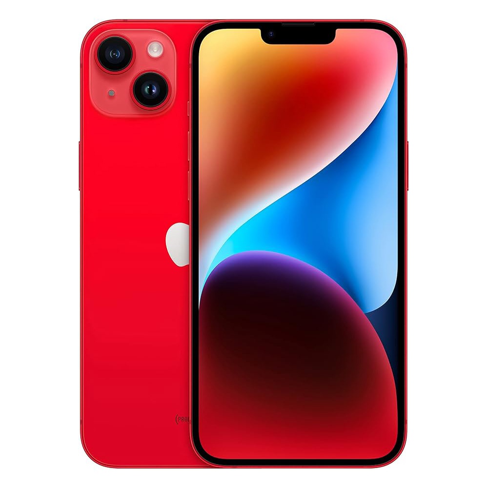 iPhone14 Plus 本体 SIMフリー 128GB 5G 衛星経由の緊急SOS デュアルカメラシステム eSIM ガラスフィルム特典 14p-128re-a18h8