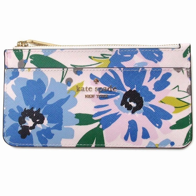 Kate spade ケイトスペード アウトレット カードケース マディソン フェスティバル フローラル ラージ スリム カード ホルダー ボックスセット KK944 250