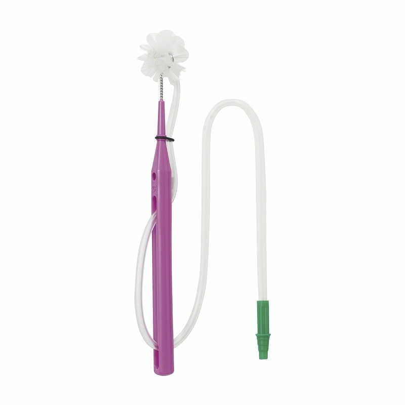 オーラルケア　吸引くるリーナブラシ 12イリ(ピンクX6・ブルーX6)