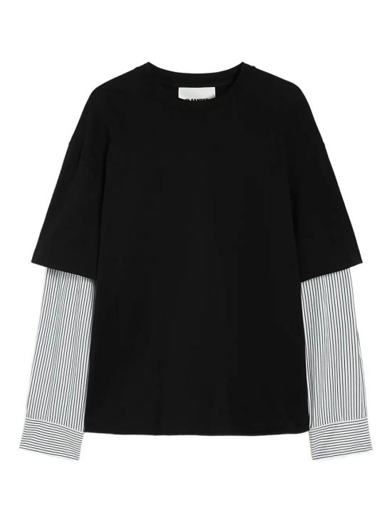 JIL SANDER Men Tops J22GC0235 J20256 001 BLACK