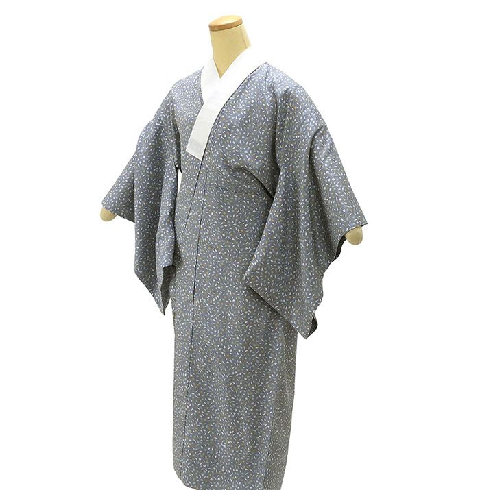 長襦袢 正絹 野菜 ピーマン 大根 茄 身丈122cm 裄丈61.5cm 美品 リサイクル 着物 中古 i4064