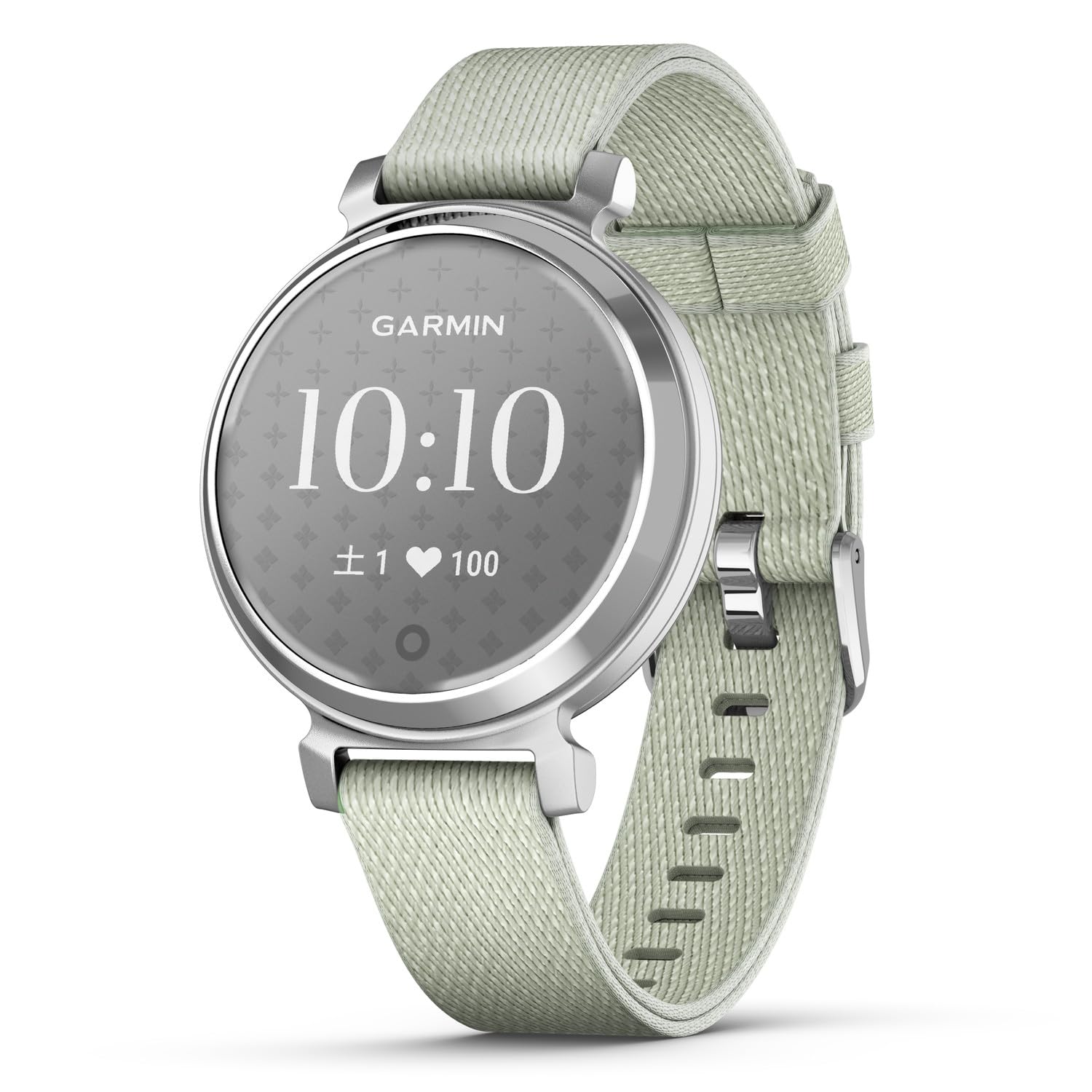 ガーミン(GARMIN) Lily 2 Classic Sage Gray Nylon/Silver [Suica対応モデル/フル充電で5日間稼働/睡眠分析/ストレス値/BodyBattery/スマー