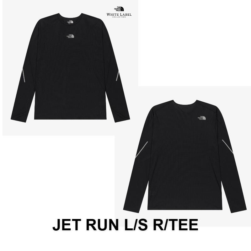韓国正規品保証 関税負担なしNT7TS04J JET RUN L S R TEEイリー 基本 着装 男子 女子 人気 韓国 ファッション 男女共用 アウトドア