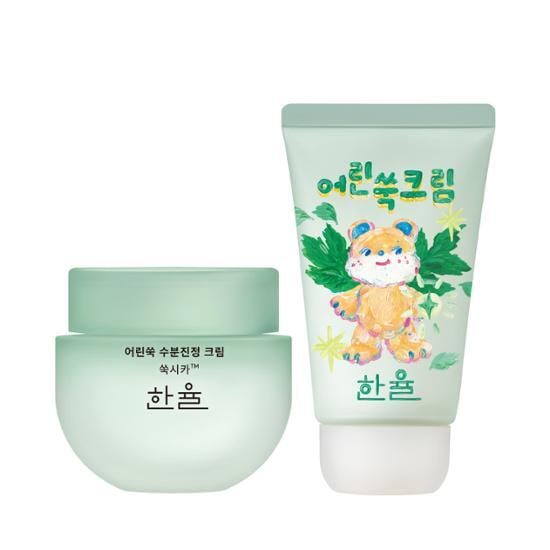 [1+1]幼いよもぎ 水分鎮静 クリーム55ml +55ml