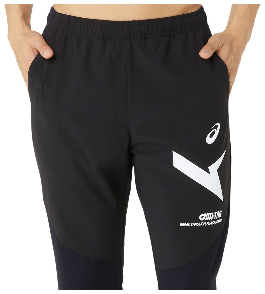 アシックス 2031E725-001-M AIM-TRGウインドバリアハイブリッドニットパンツ（パフォーマンスブラック×ブリリアントホワイト・サイズ：M） 2031E725001M 5,569円