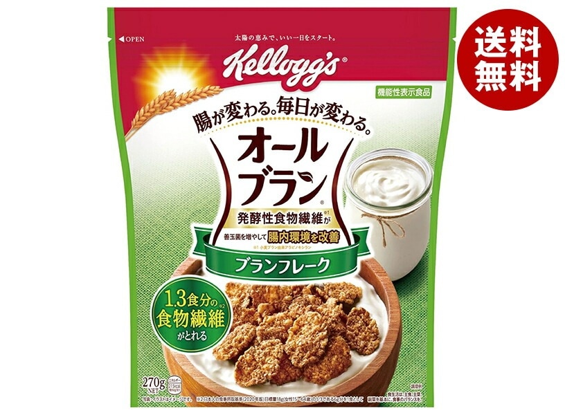 ケロッグ オールブラン ブランフレーク 270g×6袋入×(2ケース) 4,799円