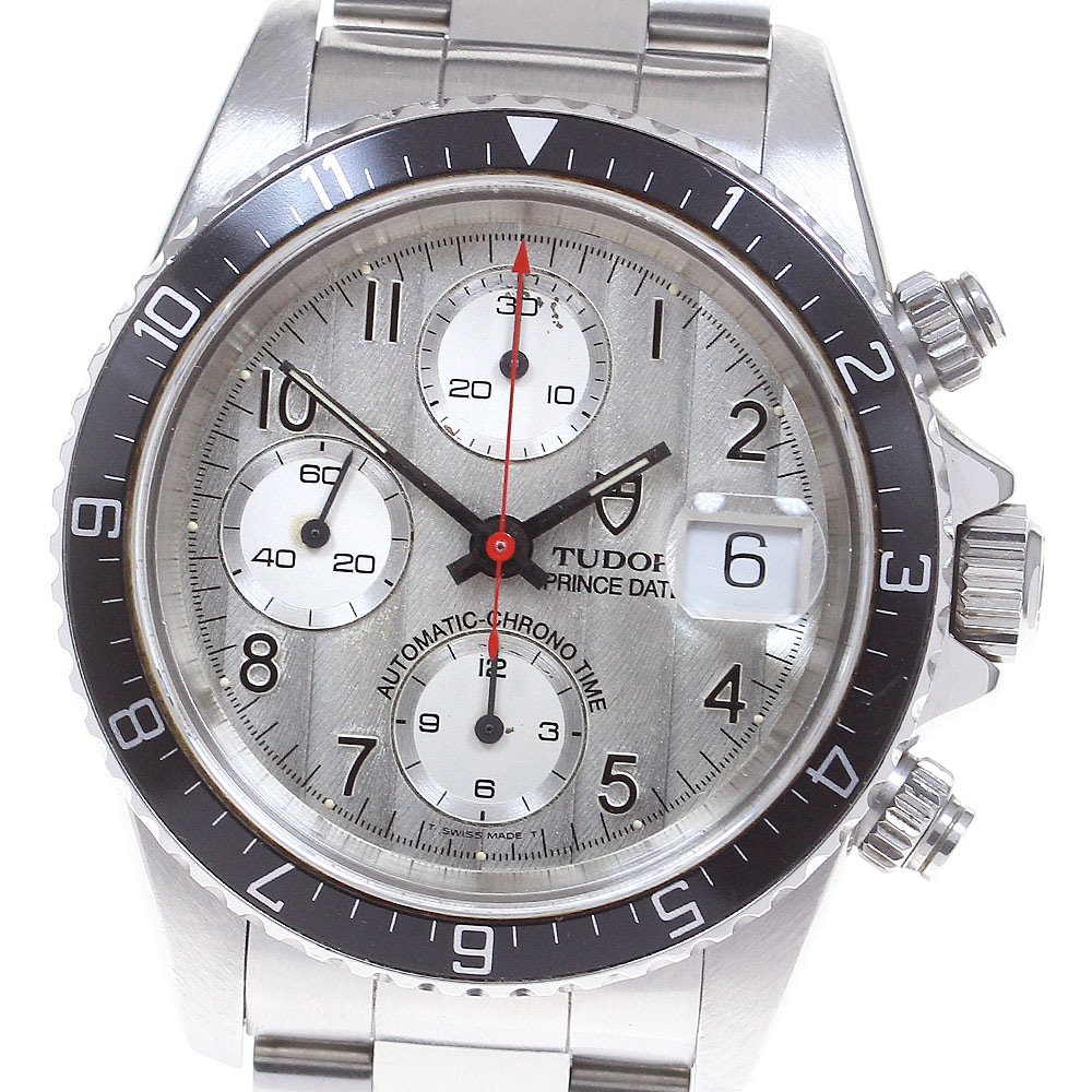 チュードル TUDOR 79270 プリンスデイト クロノタイム 自動巻き メンズ 箱・保証書付き_835351【中古】