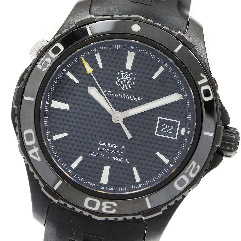 タグホイヤー TAG HEUER WAK2180.FT6027 アクアレーサー キャリバー5 自動巻き メンズ 良品 保証書付き_962141【中古】