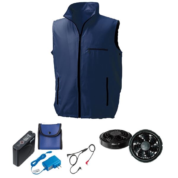 KU90510 空調服 R ポリエステル製 FAN2200BR・RD9261・LISUPER1セット