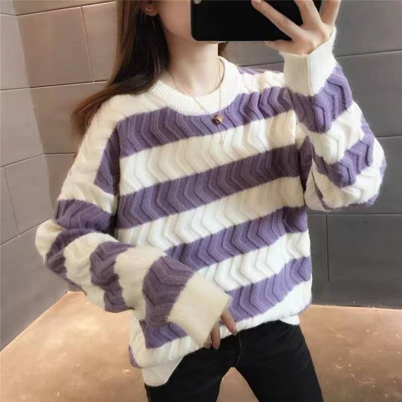 OFFクーポン 無地 セーター 民族 レディース ラウンドネック ニットセーター インナー ショートセーター ニットトップス カジュアル 可愛い お洒落 春服 秋服 通学 通勤 普段着 長袖 トップス