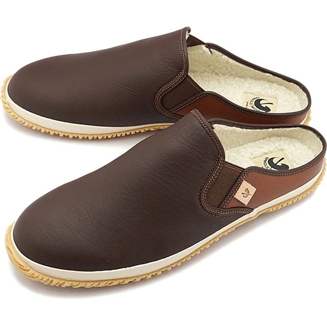 カウレザーサボサンダル SPM-729 [SPM729-130] メンズレディース 日本製 スピングル ムーヴ Dark Brown ブラウン系