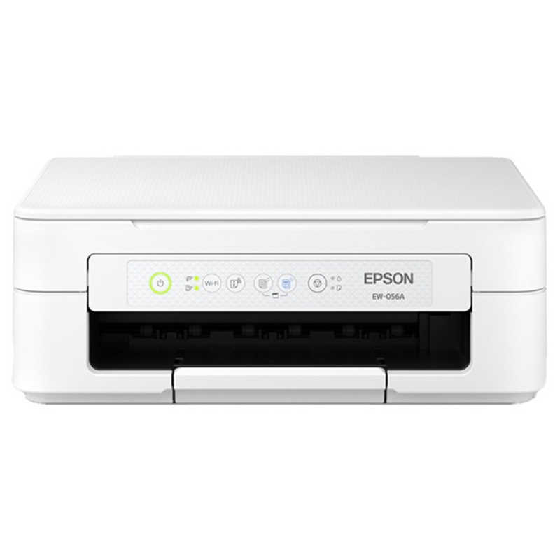 エプソン　EPSON　A4カラーインクジェット複合機プリンター Colorio ［L判～A4］ ホワイト　EW-056A
