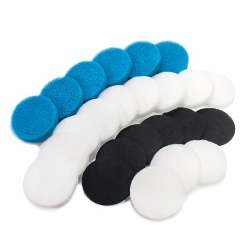 ろ過器 外部フィルター 水槽 交換用 粗目 細目 活性炭 ウールマット 熱帯魚 エーハイム2213に適用 24枚セット