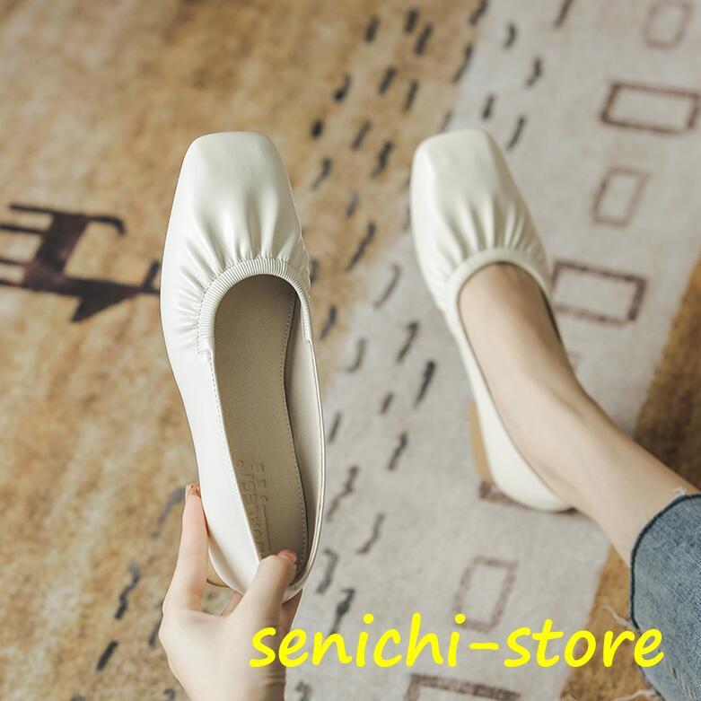 【今月限りのアクティビティ】【出荷が迅速である】パンプス レディース フラットシューズ ローヒール ぺたんこ フラット ローファー 柔らかい スクエアトゥ 痛くない オフィス クーポンを受け取る送料無