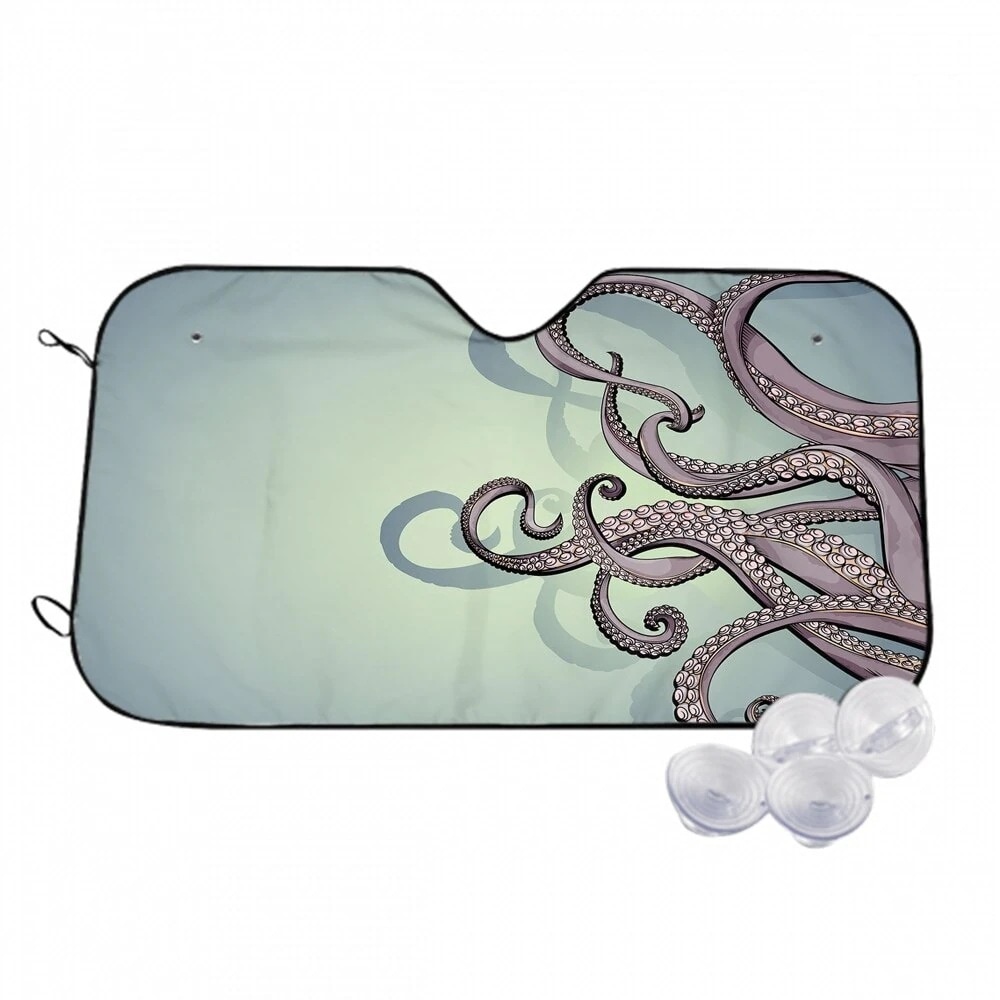 タコ-ピンク-アート-絵画 太陽耐熱性を遮断し