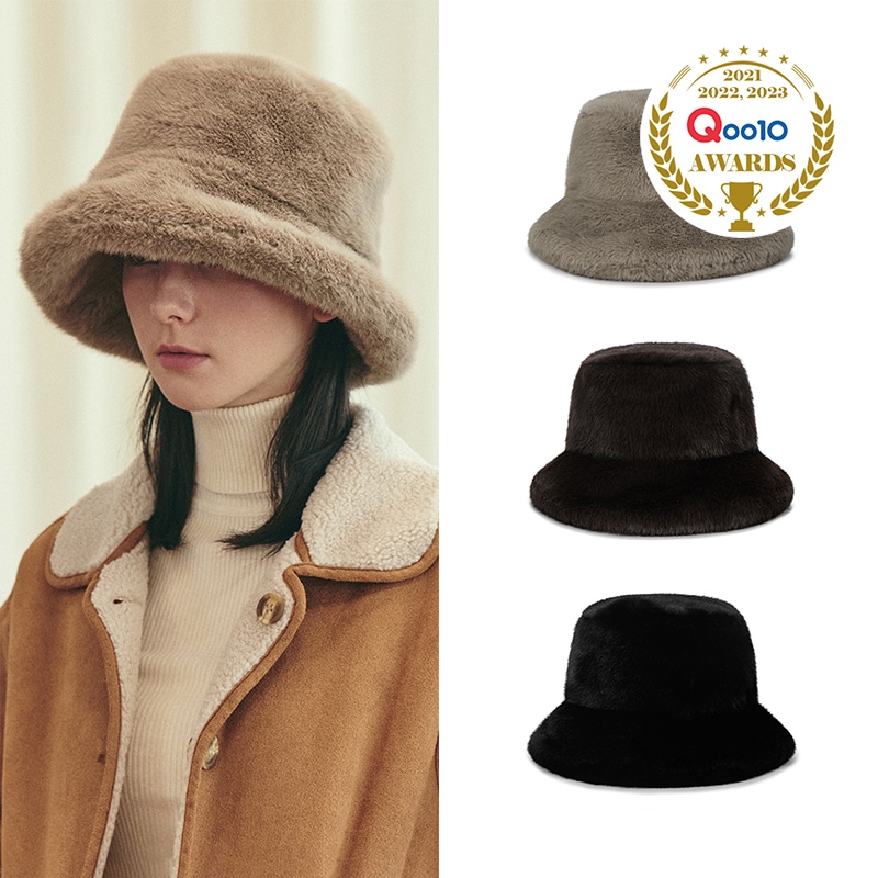 帽子・その他 VARZAR VA Long Label Fur Bucket Hat Black VA Long Label Fur Bucket Hat Black | ファッション通販サイト NUGU