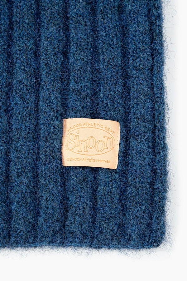 Qoo10 シヌーン [Sinoon]ヘアリーマフラー 無地