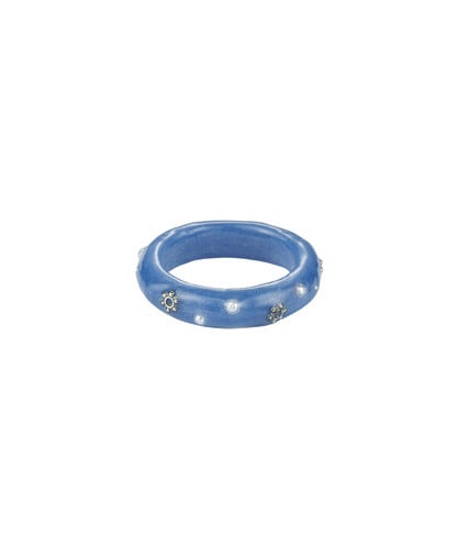 NFF flower farm ring blue フラワーファームリング ブルー 韓国アクセサリー 正規品 レディース 指輪