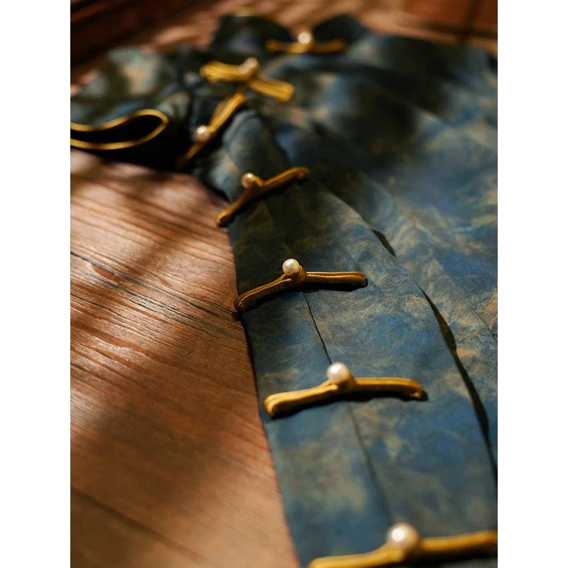 古い上海チャイナドレス 2025 夏レトロ漢服スタイルの母の服改良された日常のエレガントなドレス 5,171円