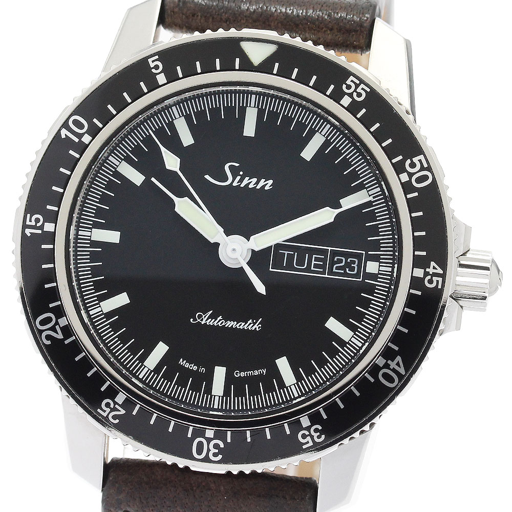 ジン Sinn 104 デイデイト 自動巻き メンズ _919513【中古】