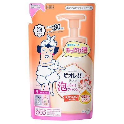 他サイト： 花王 ビオレu 泡で出てくるボディウォッシュ うるおいしっとり つめかえ用 480mlの商品画像