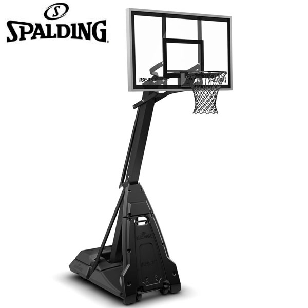 メーカー直送品 SPALDING スポルディング 60インチ ザビースト ステルス 7B1998CN バスケット 器具・備品 ミニバス対応