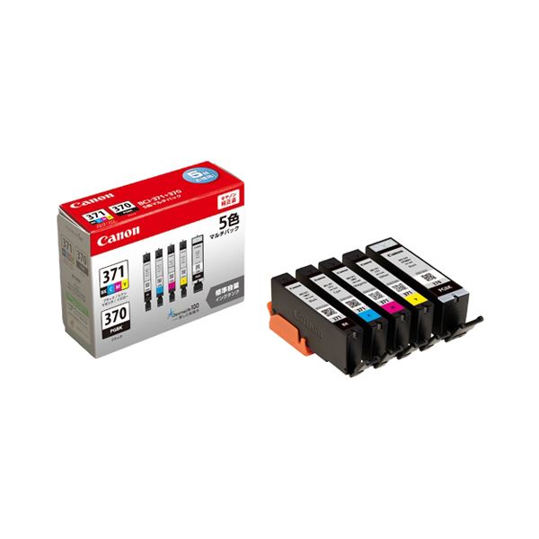 キヤノン インクタンク BCI-371(BK/C/M/Y)+BCI-370 マルチパック 0732C003 7,660円