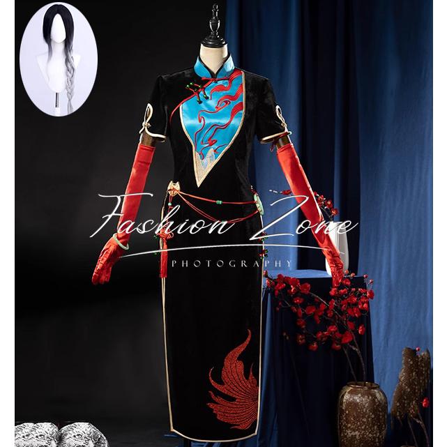 無期迷途 Path to Nowhere 風 Angell エンジェル チャイナドレス コスプレ衣装 ウィッグ cosplay ハロウィン 演出服 変装