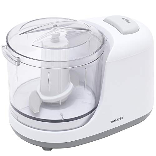 [山善] フードプロセツサー 350mL コンパクト グレー YFA-201(H) [メーカー保証1