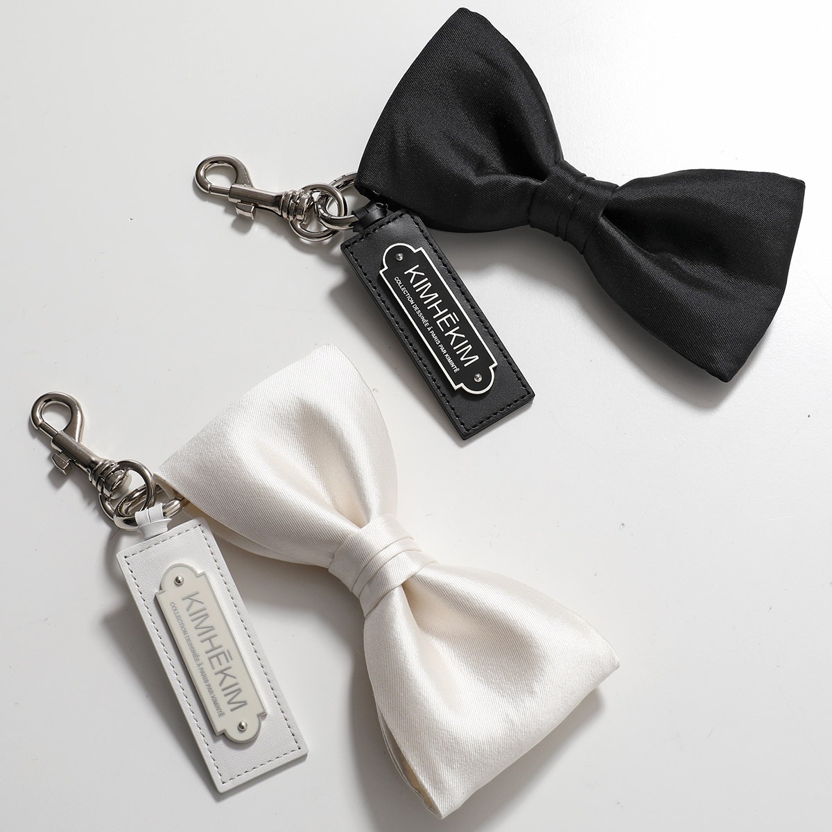KIMHEKIM キムヘキム キーリング MONROE LOGO KEYRING モンロー KHK-AC161 AC162 レディース キーホルダー リボン レザー メタルタグ 26,021円