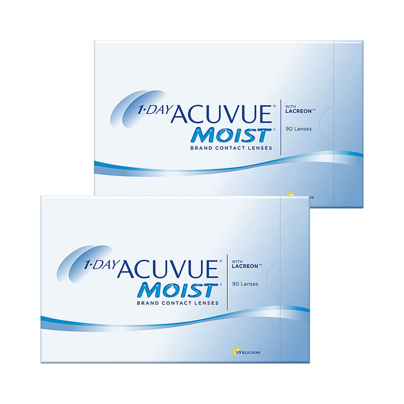90枚入 [ 2箱 ] ワンデーアキュビューモイスト クリアコンタクトレンズ 15,140円