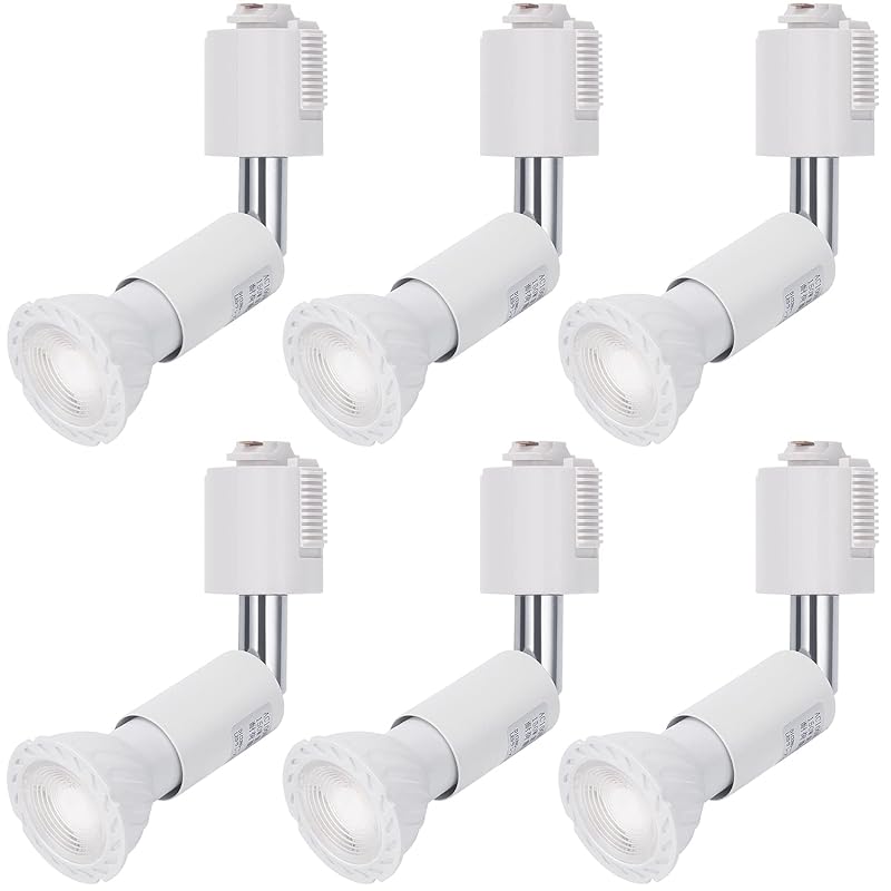 DiCUNO ダクトレール用スポットライト E11口金 LED電球付き 5W 40W相当 昼白色 ライティングバー用スポットライト高演色性 LEDスポットライト Ra98 ダクトレール用器具 ホワイト