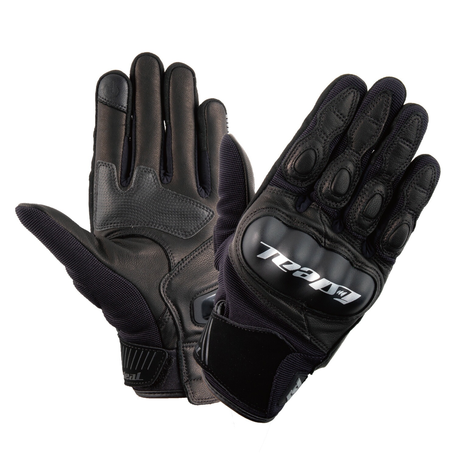 山城(yamashiro) IDEAL アイディール バイク用 グローブ ID-015 ヘリテージ ブラック Mサイズ ID015/BK/M