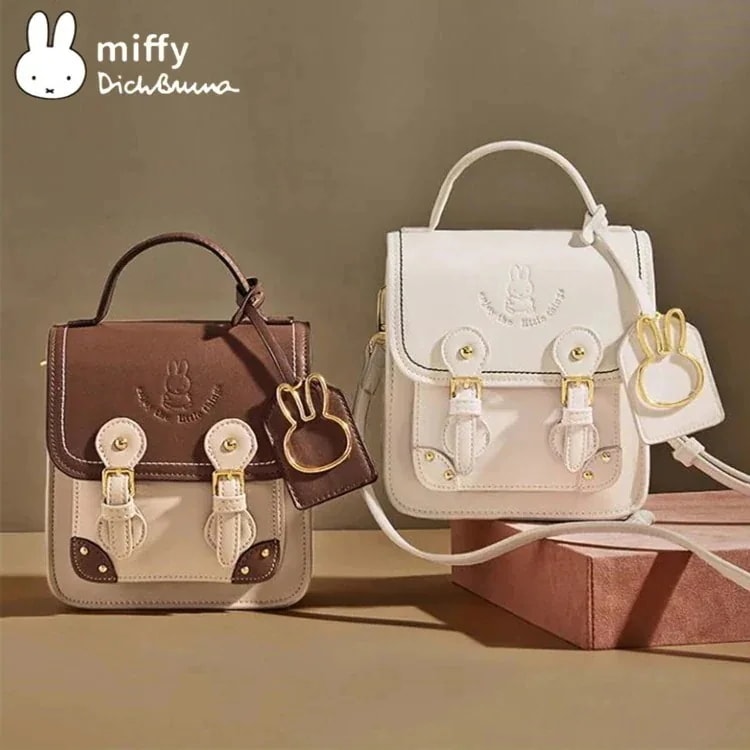 【限定販売】B.B.5 ミッフィー 可愛い レディース PUレザー 斜め掛け トート 7