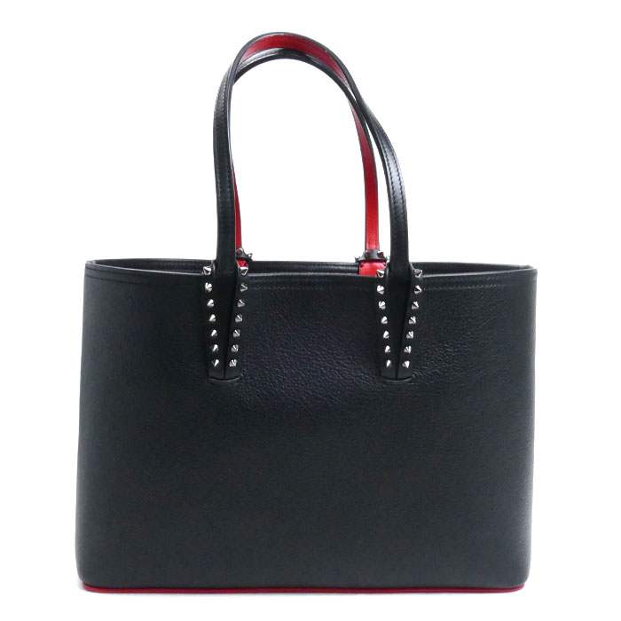 Christian Louboutin クリスチャンルブタン カバタ スモール トートバッグ ブラック 1185119CM53 レディース 中古 美品